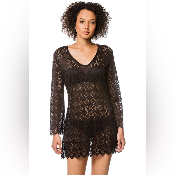 J. Valdi Croatia Bell Sleeve Cover Up - Picture 1 of 11